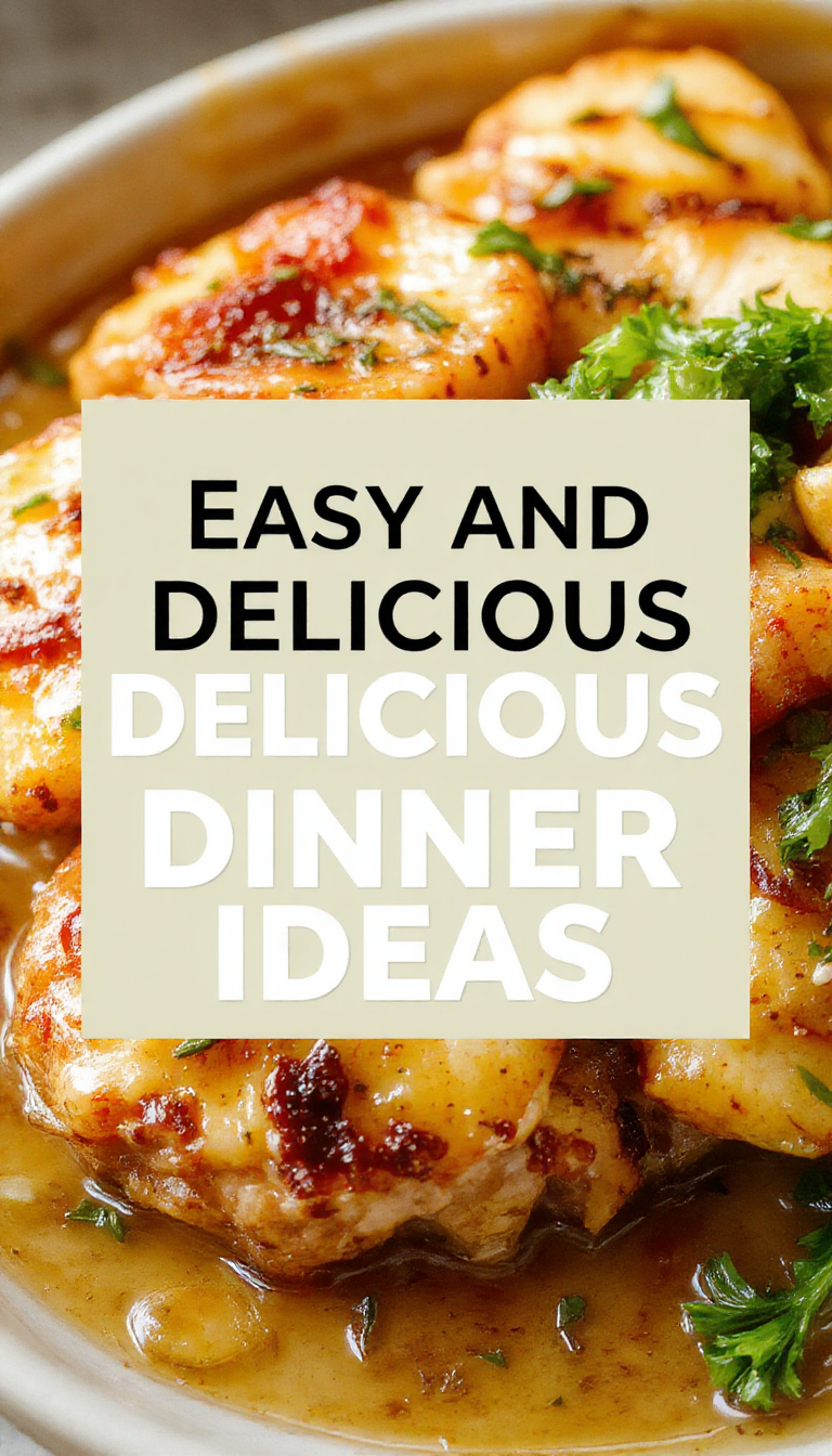 A colorful plate featuring a variety of easy and delicious dinner dishes, including salads, pastas, and grilled proteins on a cozy dinner table.