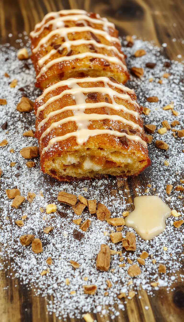 Golden baked churros coated in cinnamon sugar, served with a side of chocolate dipping sauce, perfect for dessert lovers.