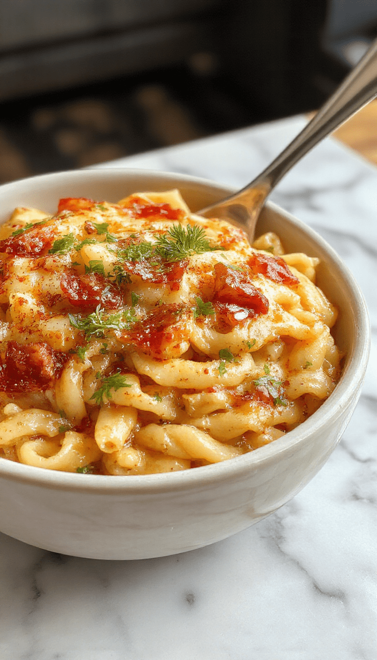 Colorful close-up of a vibrant orzo pasta dish served in a white bowl, topped with fresh herbs and grated cheese, with a wooden spoon resting beside it, showcasing creamy and flavorful textures.
