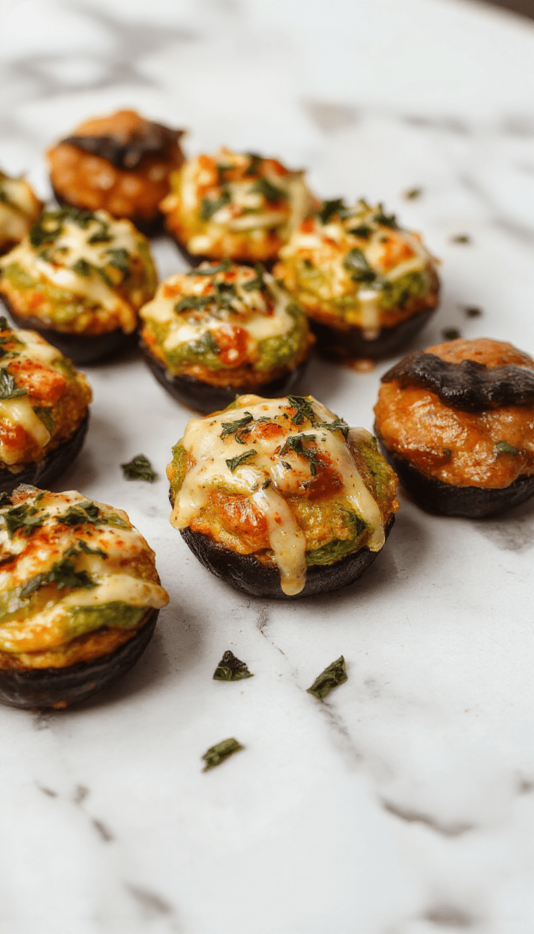 A colorful platter of Halloween-themed appetizers featuring spooky shapes, vibrant orange and black colors, with creepy garnish and fun edible decorations arranged on a dark slate plate, illuminated with eerie lighting to highlight the playful and festive presentation.